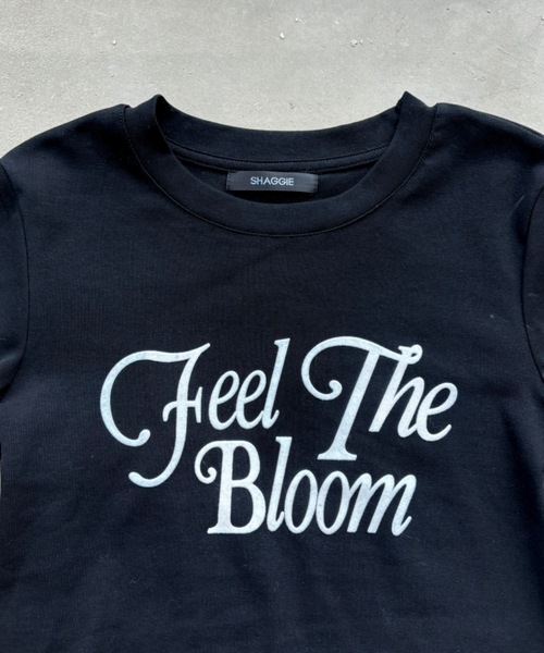 SHAGGIE(シャギー)の「フロックプリントミニタイトTEEシャツ(Tシャツ/カットソー・レディース・ブラック/グレー/ライトブルー/ホワイト/ピンク・FREE)」の13枚目の写真