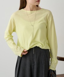 PUAL CE CIN | コットンシアーカットソー(Tシャツ/カットソー)