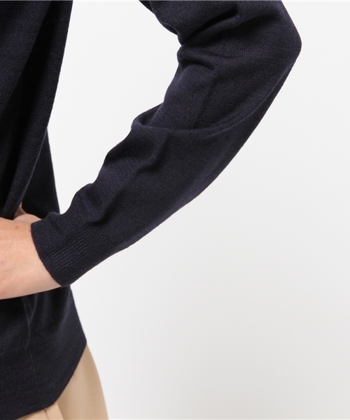 La TOTALITE(ラトータリテ)の「ハイネックドロッププルオーバー(ニット/セーター・レディース・グレー/ネイビー/サックスブルー・FREE)」の8枚目の写真