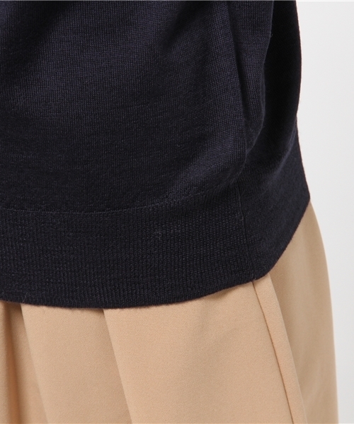 La TOTALITE(ラトータリテ)の「ハイネックドロッププルオーバー(ニット/セーター・レディース・グレー/ネイビー/サックスブルー・FREE)」の9枚目の写真