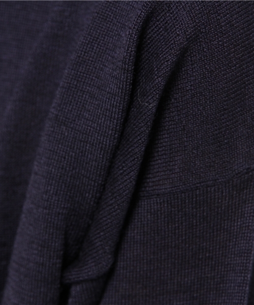 La TOTALITE(ラトータリテ)の「ハイネックドロッププルオーバー(ニット/セーター・レディース・グレー/ネイビー/サックスブルー・FREE)」の10枚目の写真