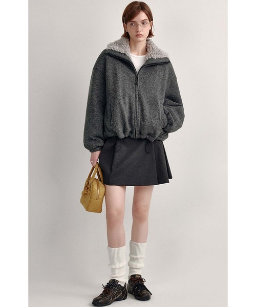 ボアカラー ドローストリングブルゾン FD24W446【Fano Studios