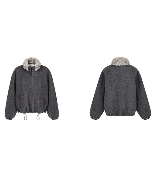 ボアカラー ドローストリングブルゾン FD24W446【Fano Studios