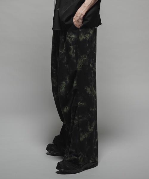 CASPER JOHN（キャスパージョン）の「Tie dye sweat pants/タイダイスウェットパンツ（スウェットパンツ・メンズ・ブラック/ブラック系その他/ピンク・X-SMALL/SMALL/MEDIUM/LARGE）」の14枚目の写真