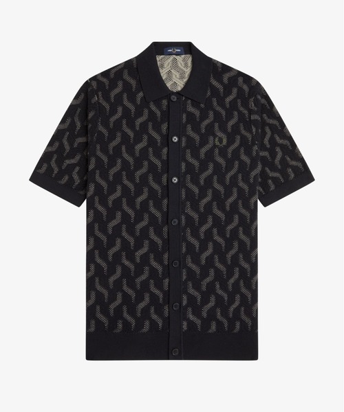 ポロシャツ FRED PERRY   cable knit shirt Men's Fred Perry Cable Knit Shirt | Kular Fashion