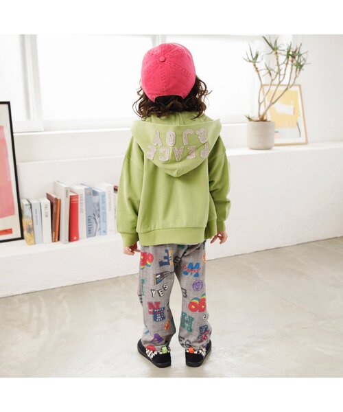 F.O.KIDS（エフオーキッズ）の「【ジュニア対応】サイドタック変形カットパンツ（その他パンツ・キッズ・グレー/ベージュ/ストライプ・100/140/130/120/110/90/80）」の17枚目の写真