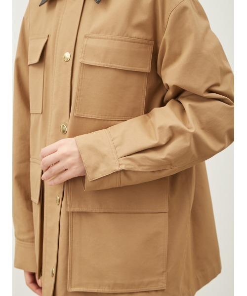 Mila Owen(ミラオーウェン)の「ハーフ丈ハンティングジャケット(その他アウター・レディース・カーキ/ベージュ・FREE)」の13枚目の写真