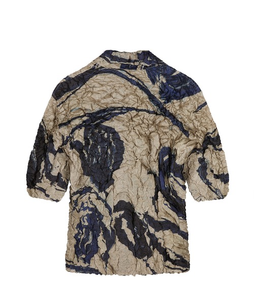 JNBY(ジェーエヌビーワイ)の「Brushstroke Floral Crinkled Shirt / シャツブラウス(シャツ/ブラウス・レディース・ホワイト/ベージュ・38/36/40)」の19枚目の写真