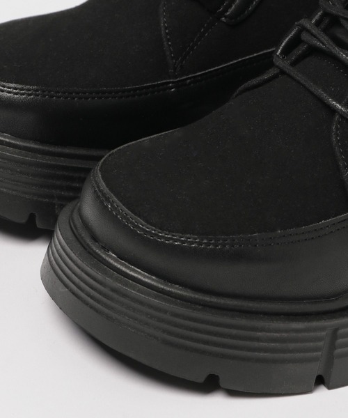 FOREVER 21（フォーエバー トゥエンティーワン）の「【2025SS】厚底ソックスブーツ（ブーツ・レディース・ブラック・MEDIUM/LARGE）」の6枚目の写真