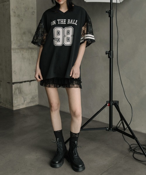 FOREVER 21（フォーエバー トゥエンティーワン）の「【2025SS】厚底ソックスブーツ（ブーツ・レディース・ブラック・MEDIUM/LARGE）」の12枚目の写真