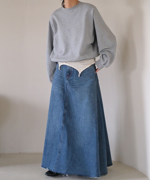 AKTE(アクテ)の「ショルダーパッドスウェットプルオーバー(スウェット・レディース・ブラック/グレー/ピンク・FREE)」の8枚目の写真