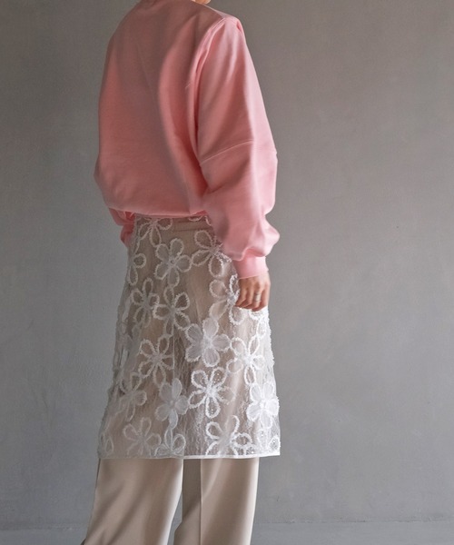 AKTE(アクテ)の「ショルダーパッドスウェットプルオーバー(スウェット・レディース・ブラック/グレー/ピンク・FREE)」の16枚目の写真