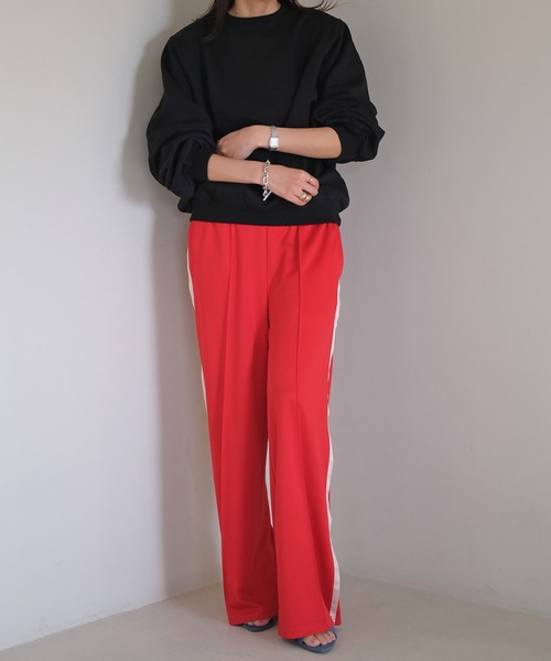 AKTE(アクテ)の「ショルダーパッドスウェットプルオーバー(スウェット・レディース・ブラック/グレー/ピンク・FREE)」の22枚目の写真