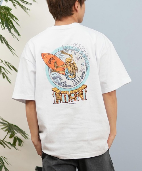 lost(ロスト)の「lost/ロスト 半袖Tシャツ/プリントTee ヘビーウェイト バックプリント ユニセックス L25S-2101(Tシャツ/カットソー・メンズ・グレイッシュブルー/ホワイト/ブラック・M/XL/L)」の2枚目の写真