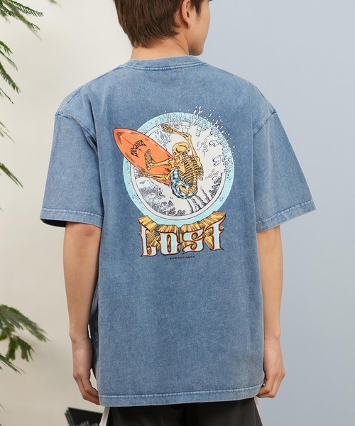 lost/ロスト 半袖Tシャツ/プリントTee ヘビーウェイト バックプリント