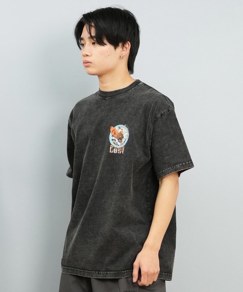 lost(ロスト)の「lost/ロスト 半袖Tシャツ/プリントTee ヘビーウェイト バックプリント ユニセックス L25S-2101(Tシャツ/カットソー・メンズ・グレイッシュブルー/ホワイト/ブラック・M/XL/L)」の13枚目の写真