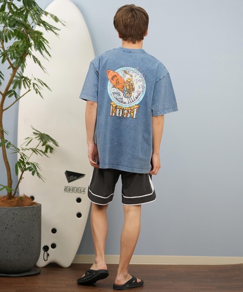 lost(ロスト)の「lost/ロスト 半袖Tシャツ/プリントTee ヘビーウェイト バックプリント ユニセックス L25S-2101(Tシャツ/カットソー・メンズ・グレイッシュブルー/ホワイト/ブラック・M/XL/L)」の22枚目の写真