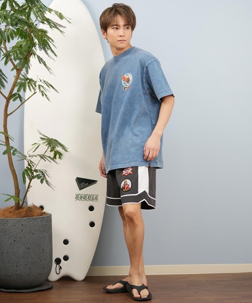 lost(ロスト)の「lost/ロスト 半袖Tシャツ/プリントTee ヘビーウェイト バックプリント ユニセックス L25S-2101(Tシャツ/カットソー・メンズ・グレイッシュブルー/ホワイト/ブラック・M/XL/L)」の21枚目の写真