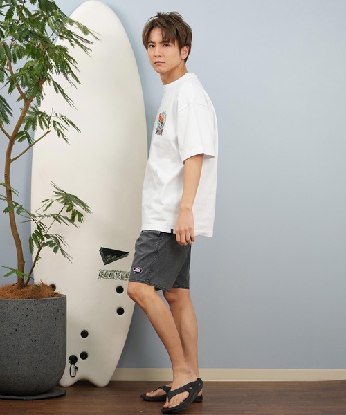 lost(ロスト)の「lost/ロスト 半袖Tシャツ/プリントTee ヘビーウェイト バックプリント ユニセックス L25S-2101(Tシャツ/カットソー・メンズ・グレイッシュブルー/ホワイト/ブラック・M/XL/L)」の8枚目の写真