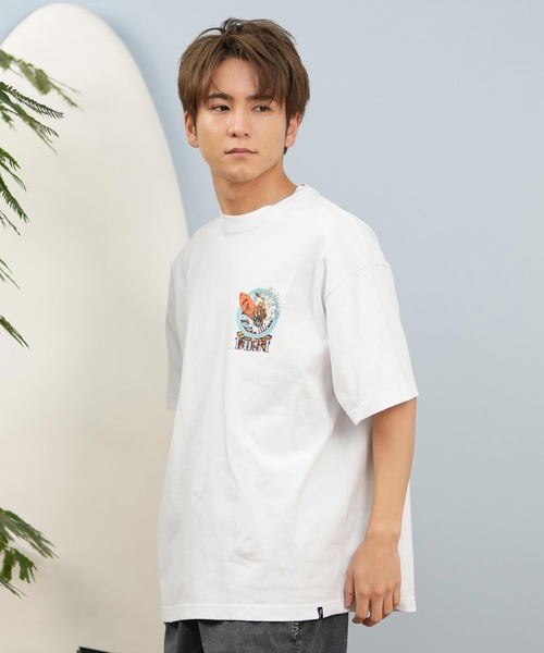 lost(ロスト)の「lost/ロスト 半袖Tシャツ/プリントTee ヘビーウェイト バックプリント ユニセックス L25S-2101(Tシャツ/カットソー・メンズ・グレイッシュブルー/ホワイト/ブラック・M/XL/L)」の5枚目の写真
