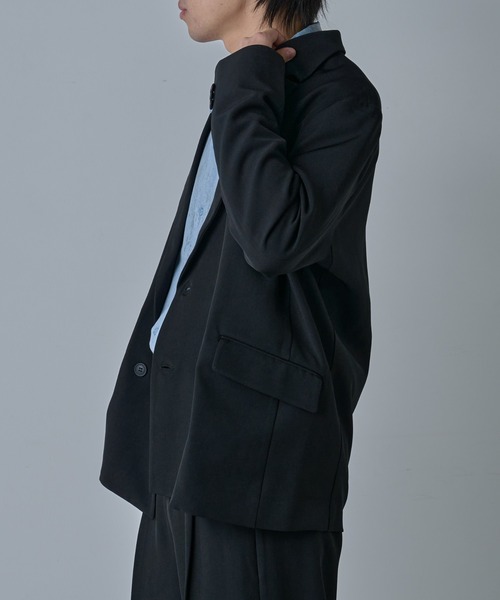 COLONY 2139(コロニートゥーワンスリーナイン)の「ドライスルーダブルテーラードジャケット(テーラードジャケット・メンズ・ネイビー/ブラック・MEDIUM/LARGE)」の4枚目の写真