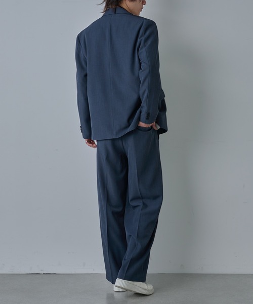 COLONY 2139(コロニートゥーワンスリーナイン)の「ドライスルーダブルテーラードジャケット(テーラードジャケット・メンズ・ネイビー/ブラック・MEDIUM/LARGE)」の17枚目の写真