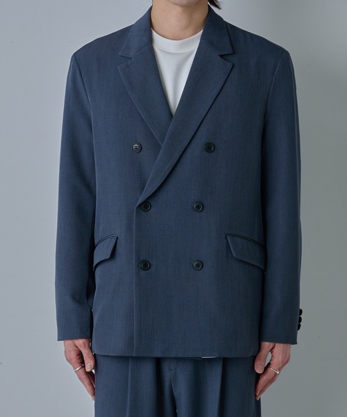 COLONY 2139(コロニートゥーワンスリーナイン)の「ドライスルーダブルテーラードジャケット(テーラードジャケット・メンズ・ネイビー/ブラック・MEDIUM/LARGE)」の20枚目の写真