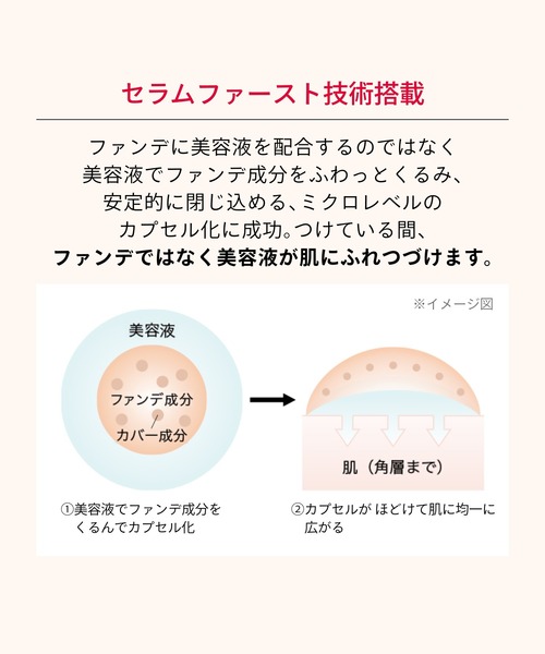 MAQuillAGE（マキアージュ）の「マキアージュ　エッセンスリキッド　ＥＸ（ファンデーション・レディース・オークル20/オークル10/ﾍﾞﾋﾞｰﾋﾟﾝｸｵｰｸﾙ00/ソフトベージュ10/オークル30・ﾌﾘ-）」の17枚目の写真