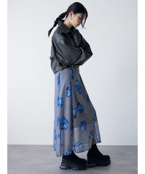 MURUA（ムルーア）の「ウォッシュフェイクレザーブルゾン（ブルゾン・レディース・ブラック/ブラウン/ブルー・FREE）」の11枚目の写真