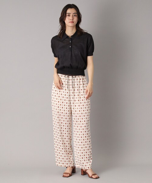 美品★BATONER バトナー　ニットポロシャツ　半袖 楽天市場】【中古】BATONER 「THE SUMMER KNIT POLO SHORT