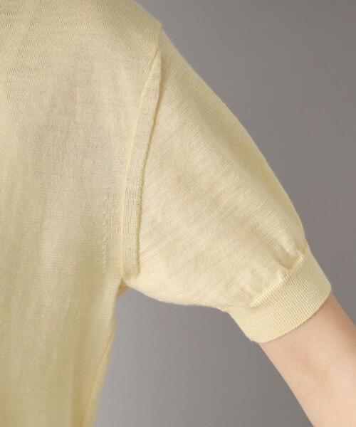 美品★BATONER バトナー　ニットポロシャツ　半袖 楽天市場】【中古】BATONER 「THE SUMMER KNIT POLO SHORT