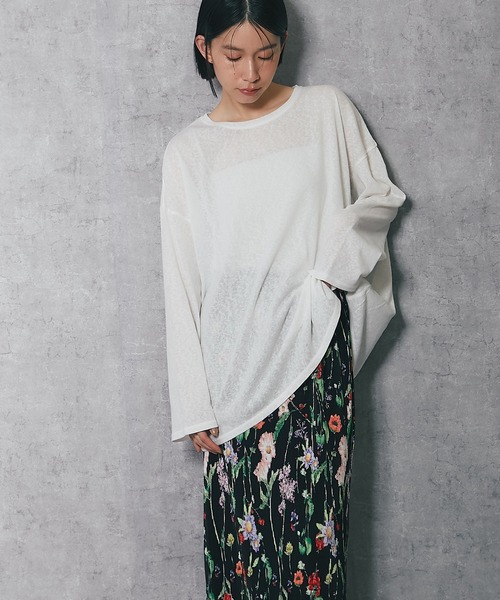 無地シアートップス（Tシャツ/カットソー）｜ANOTHER S（アナザーエス