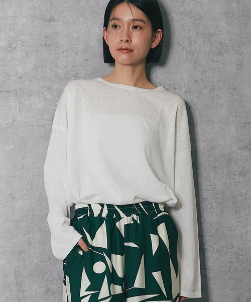 無地シアートップス（Tシャツ/カットソー）｜ANOTHER S（アナザーエス