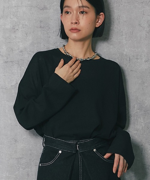 無地シアートップス（Tシャツ/カットソー）｜ANOTHER S（アナザーエス