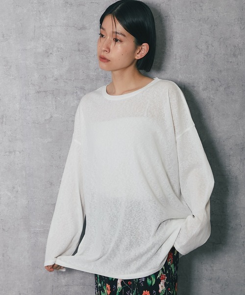 s♡様 トップスSサイズ 無地シアートップス（Tシャツ/カットソー）｜ANOTHER S（アナザーエス