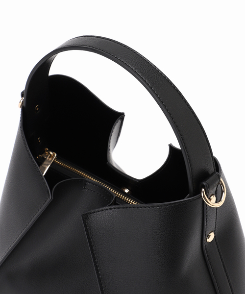 LE TALON（ルタロン）の「LE TALON パネルパターンバッグ（ハンドバッグ・レディース・ブラック/アイボリー・FREE）」の4枚目の写真