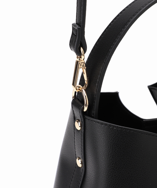 LE TALON（ルタロン）の「LE TALON パネルパターンバッグ（ハンドバッグ・レディース・ブラック/アイボリー・FREE）」の7枚目の写真