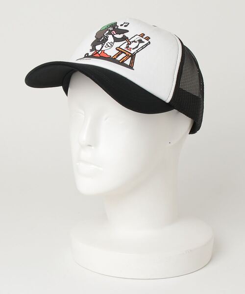 CHUMS(チャムス)の「【CHUMS】 かせきさいだぁ Mesh Cap カセキサイダァメッシュキャップ(キャップ・メンズ・ブラック/ブラック×ホワイト・FREE)」の5枚目の写真