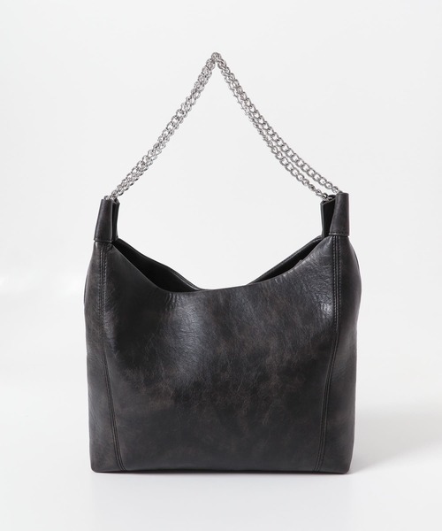 SENSE OF PLACE by URBAN RESEARCH（センスオブプレイスバイアーバンリサーチ）の「FLチェーンハンドルトートバッグ（トートバッグ・メンズ・ブラック/グレー・ONE）」の4枚目の写真