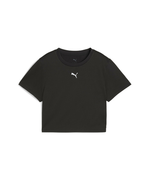 PUMA（プーマ）の「PUMA プーマ ウィメンズ トレーニング TAD エッセンシャル ベビー 半袖 Tシャ（Tシャツ/カットソー・レディース・ホワイト/ブラック・LARGE/MEDIUM/SMALL/X-LARGE）」の7枚目の写真