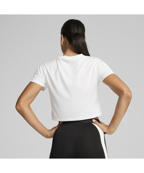 PUMA（プーマ）の「PUMA プーマ ウィメンズ トレーニング TAD エッセンシャル ベビー 半袖 Tシャ（Tシャツ/カットソー・レディース・ホワイト/ブラック・LARGE/MEDIUM/SMALL/X-LARGE）」の9枚目の写真