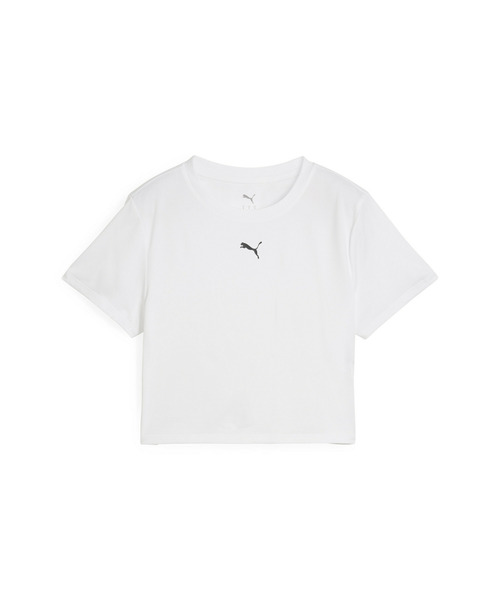 PUMA（プーマ）の「PUMA プーマ ウィメンズ トレーニング TAD エッセンシャル ベビー 半袖 Tシャ（Tシャツ/カットソー・レディース・ホワイト/ブラック・LARGE/MEDIUM/SMALL/X-LARGE）」の11枚目の写真