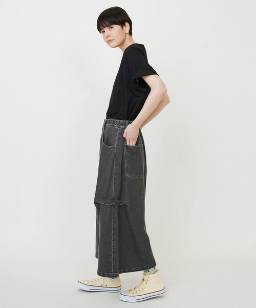 FRAPBOIS（フラボア）の「カーブデニム２ スカート（スカート・レディース・ブルー/ブラック・1/0）」の16枚目の写真
