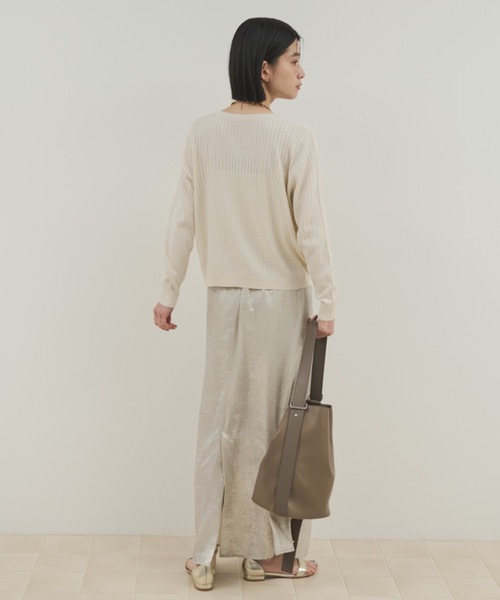 Shelly island（シェリーアイランド）の「ベルトアクセント2wayバケットバッグ（ショルダーバッグ・レディース・ブラック/ブラウン・FREE）」の19枚目の写真