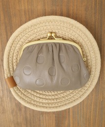 zucchero（ズッケロ）の「zucchero ドット型押し親子がま口小銭入れ（財布）」