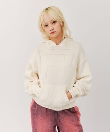 ニット セーター atmos pink Logo Knit Top / アトモス ピンク ロゴ ニット トップ レディース atmos pink｜アトモスピンクのニット/セーター通販 - ZOZOTOWN