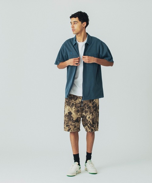 SILAS(サイラス)の「PIGMENT DYED S/S FULL ZIP SHIRT(シャツ/ブラウス・メンズ・ブラック/ブルー・M/L)」の5枚目の写真