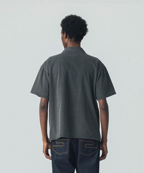 SILAS(サイラス)の「PIGMENT DYED S/S FULL ZIP SHIRT(シャツ/ブラウス・メンズ・ブラック/ブルー・M/L)」の8枚目の写真