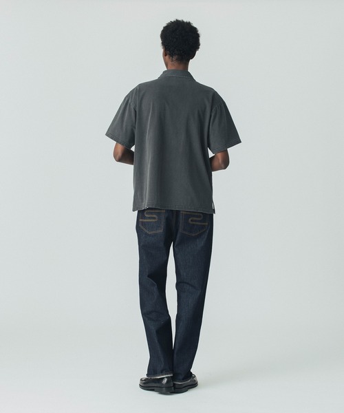 SILAS(サイラス)の「PIGMENT DYED S/S FULL ZIP SHIRT(シャツ/ブラウス・メンズ・ブラック/ブルー・M/L)」の11枚目の写真