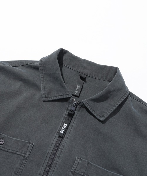 SILAS(サイラス)の「PIGMENT DYED S/S FULL ZIP SHIRT(シャツ/ブラウス・メンズ・ブラック/ブルー・M/L)」の13枚目の写真